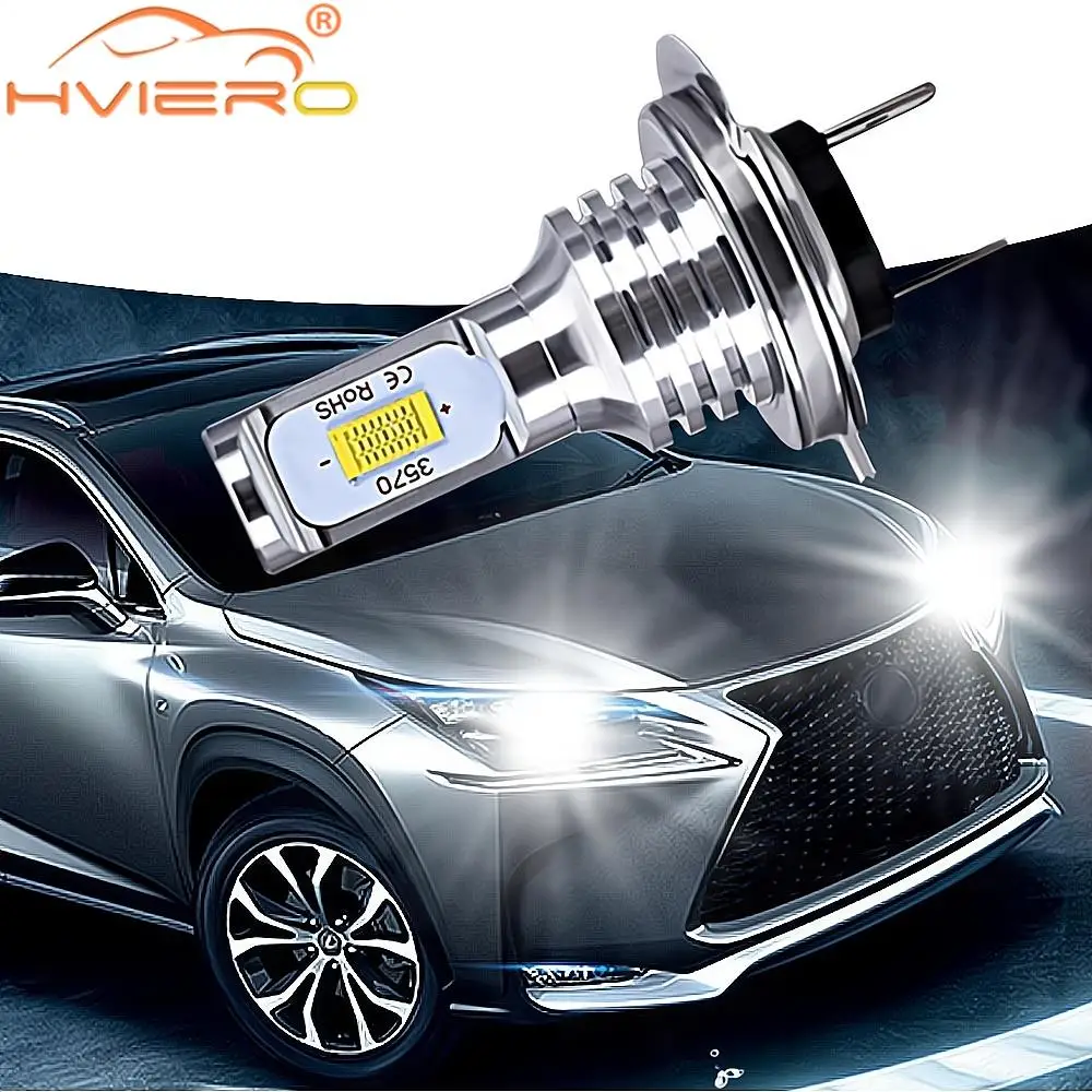 

1PCS H7 H4 H11 H8 H1 9005 9006 Car LED Headlight Bulb Beam Kit 80W Auto DayLight Headlamp Fog DRL Light CSP Hi Lo Reversing Lamp