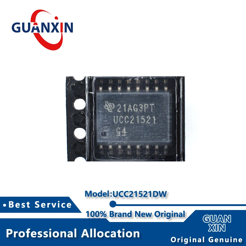 

100% New UCC21521DW UCC21521DWR SOIC-16 Marking UCC21521