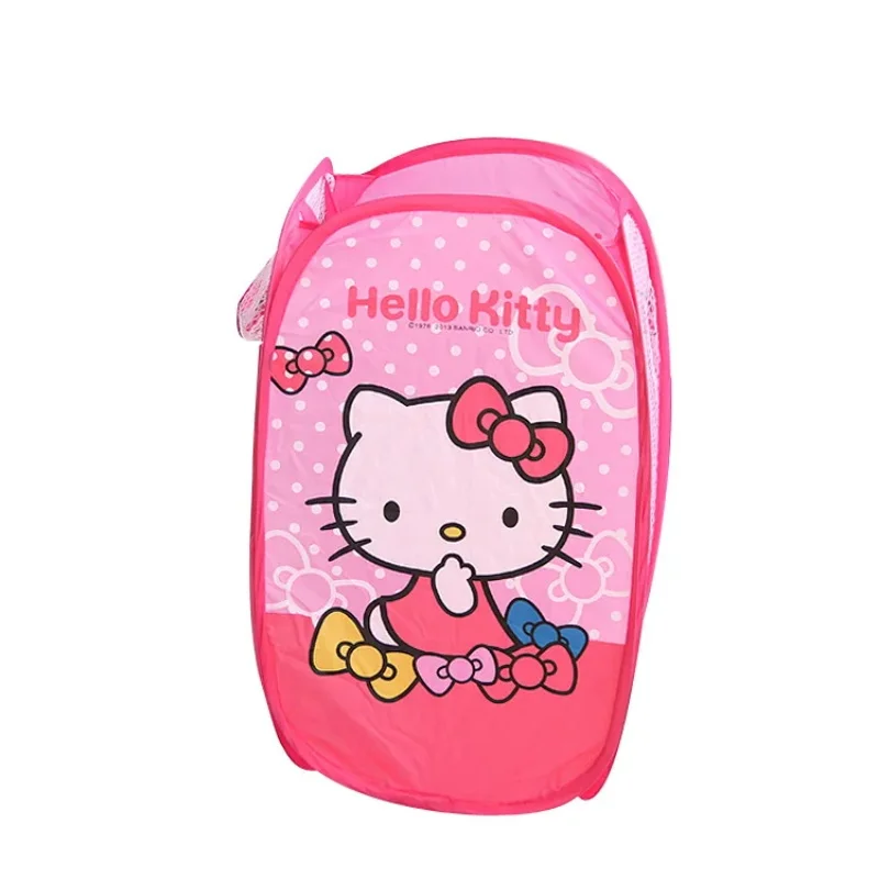 Hello Kitty-mir à linge pliable pour vêtements sales, panier à jouets, rangement pour vêtements, maison, E27