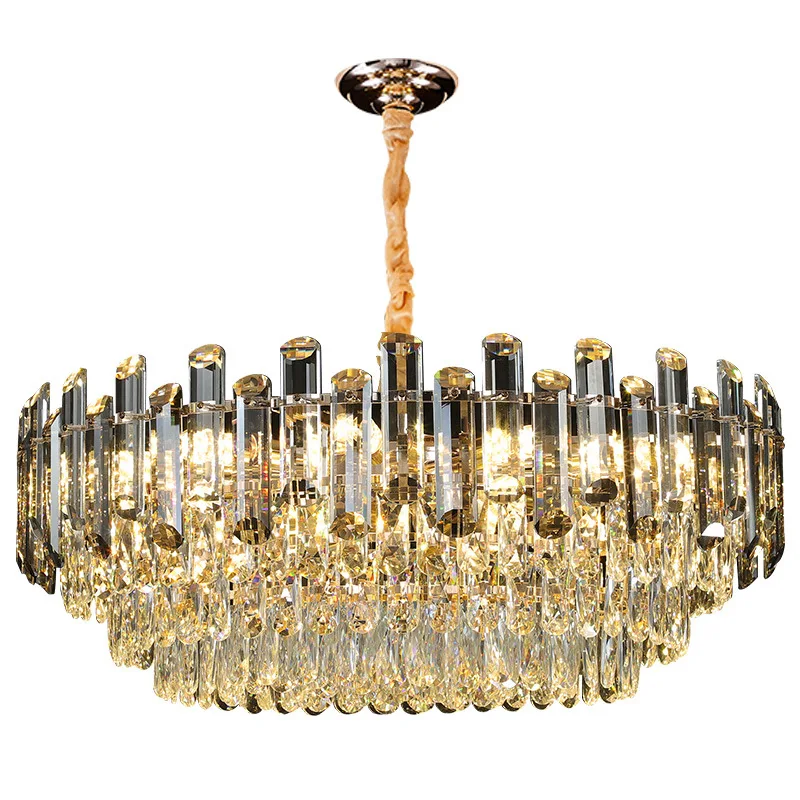 modern style light luxury crystal living room chandelier Modern master bedroom dining room lighting indoor decor home decor