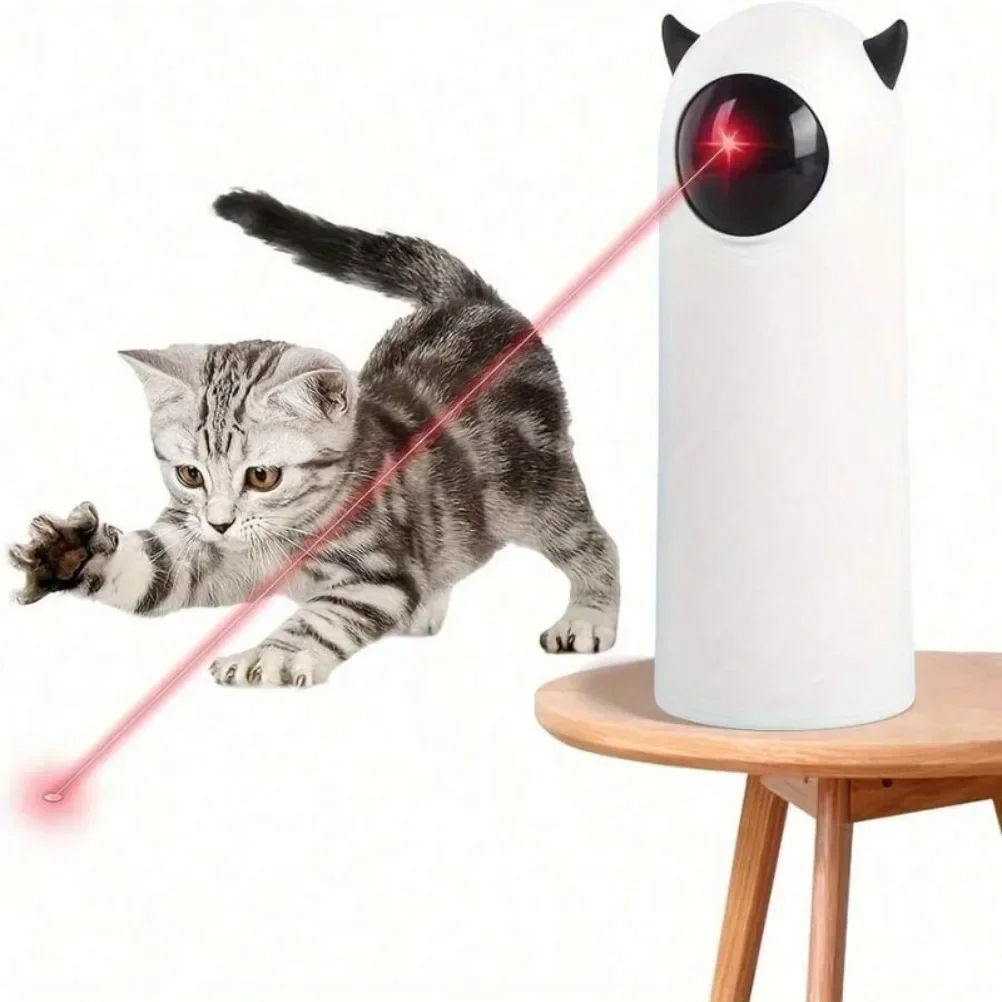 Automatic Cat Toys Laser Pointer Interactive Cat Toy Pet Laser Indoor Toys for Cats Accessories Handheld Electronic Toy for Dog