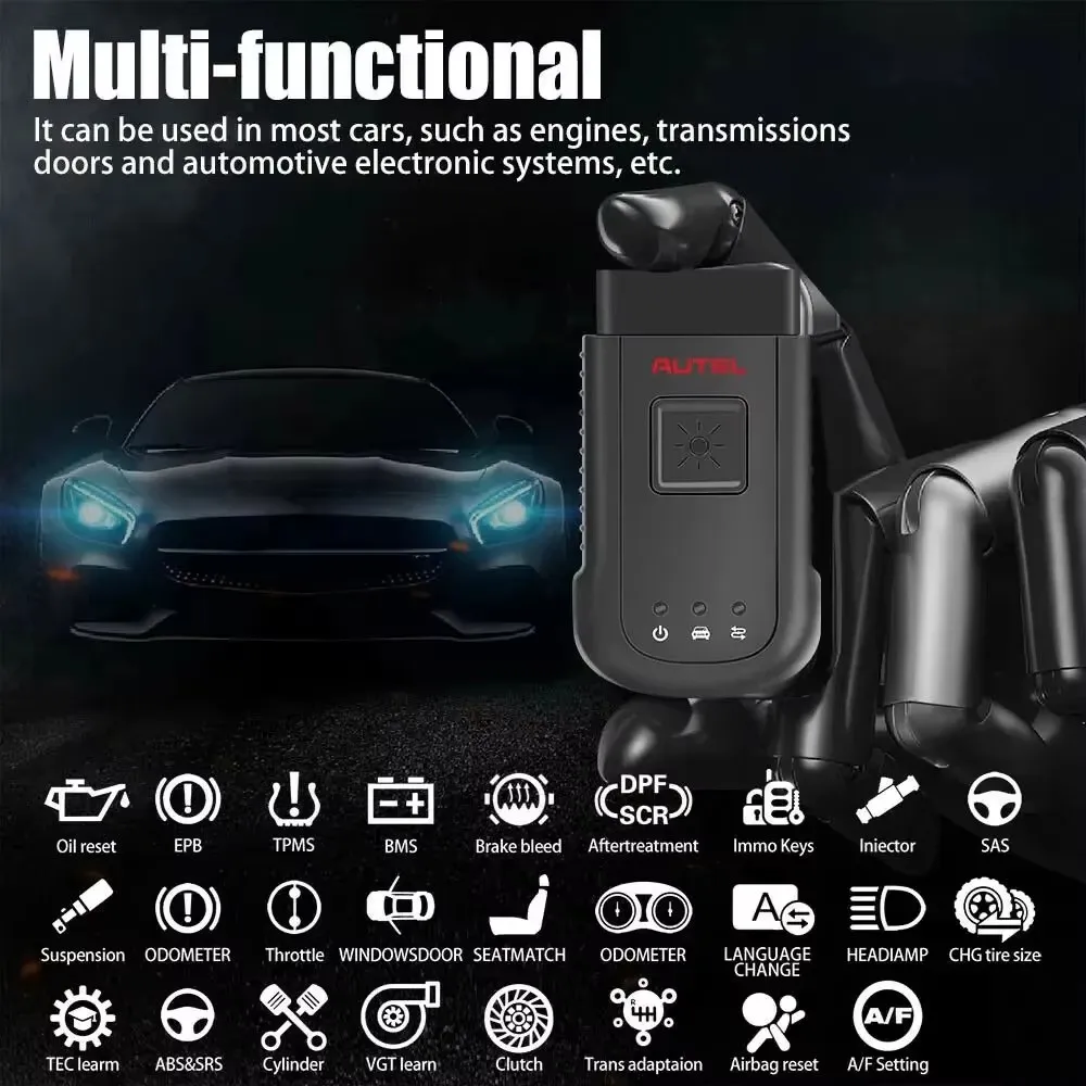 Autel Maxisys VCI100 Wireless Diagnostic Interface DLC Bluetooth Vehicle Communication Interface MaxiVCI V100 for Autel MS906BT