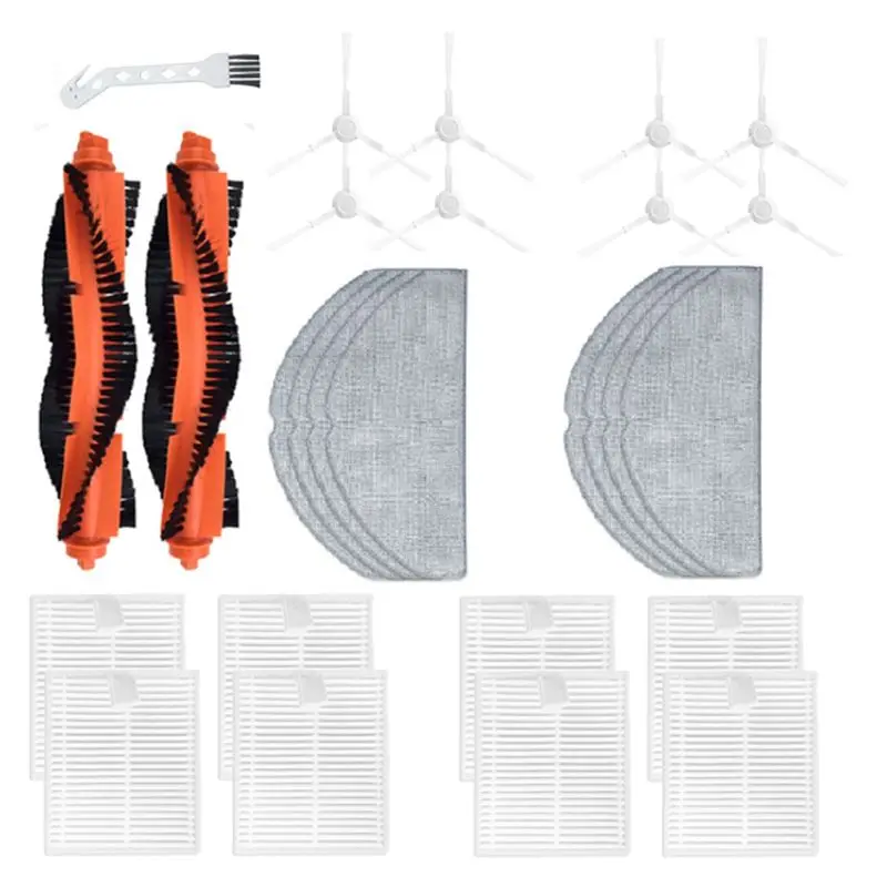 

NOCM For Xiaomi Robot Vacuum E10 E12 B112 C103 Vacuum Cleaner Accessories Main Side Brush HEPA Filter Mop Cloth