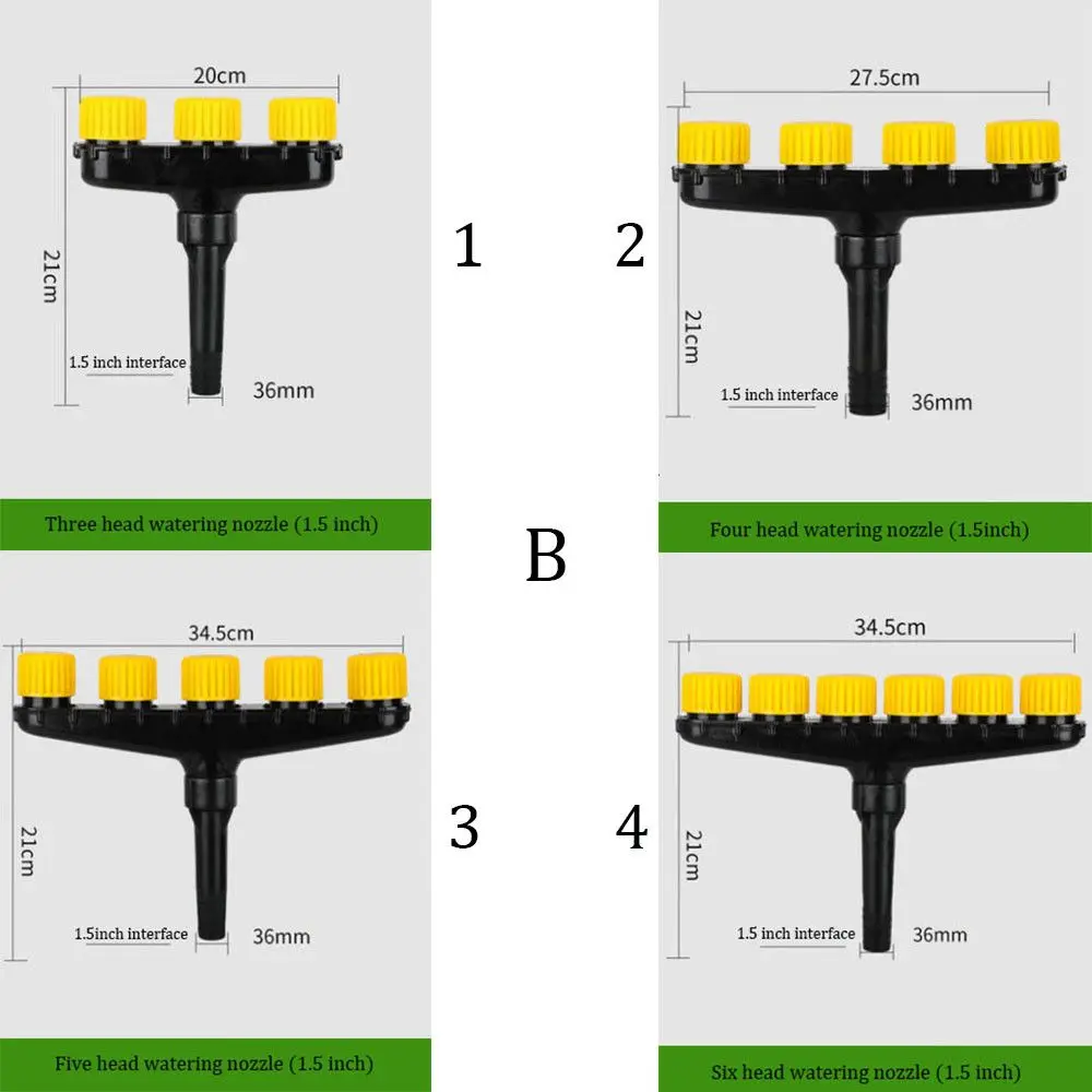 Adjustable Nozzle Irrigation Spray Farm Vegetables Atomizer Nozzles Water Sprinklers Home Use Tool Agriculture Accessories