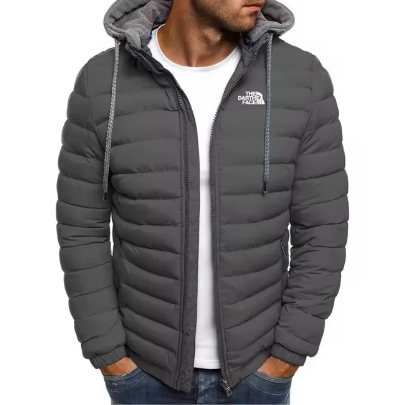 Veste courte en coton imprimé pour homme, super épaisse, résistante au chaud et au froid, marque de haute qualité, tendance de la mode masculine, hiver, nouveau