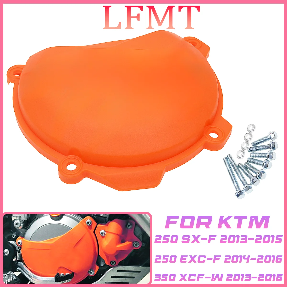 

For KTM 250 350 SXF EXCF XCF XCFW FREERIDE 2011 2012 2013 2014-2016 Clutch Cover Protection Cover Water Pump Cover Protector