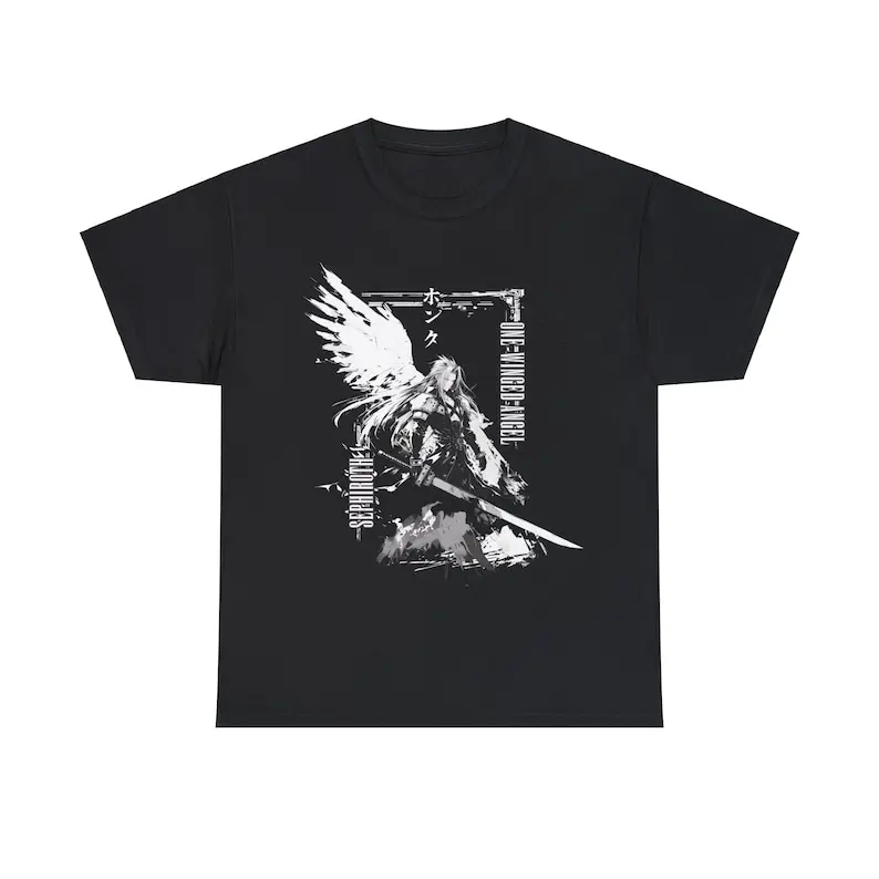 FINAL FANTASY 7 Sephiroth Anime T Shirt | Unisex Softstyle Tee | Gaming Streetwear Graphic T-Shirt