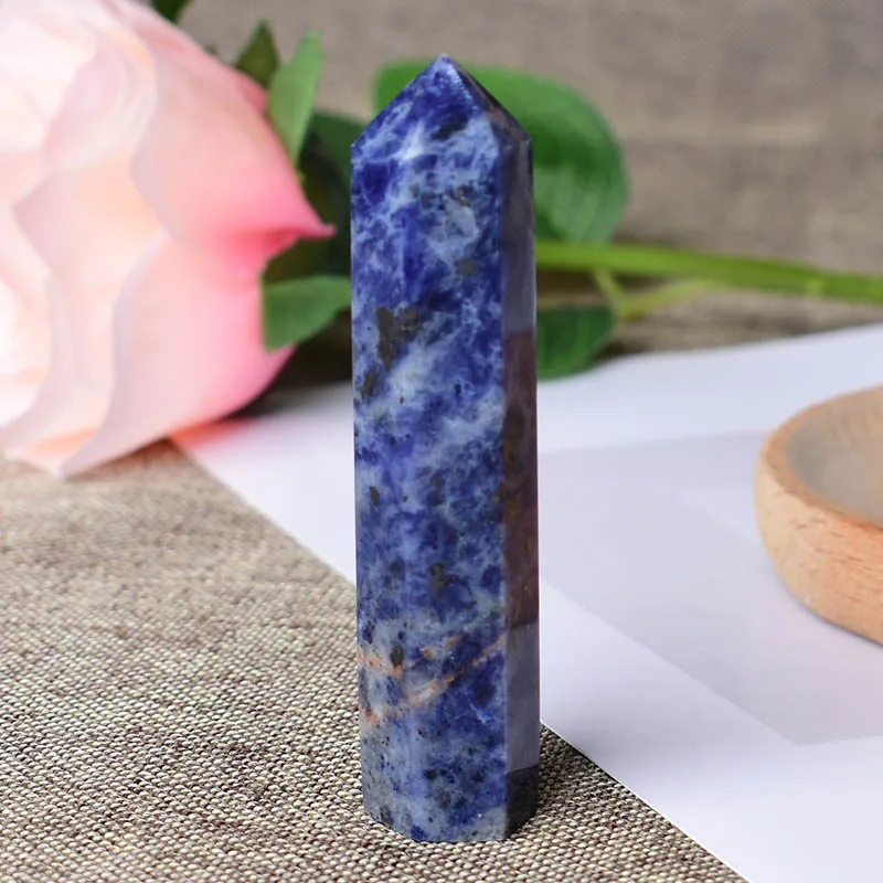 1 шт. натуральный кристалл-кальдалитовый кристалл, палочка для медитации, лечебные аксессуары, башня рейки, красивое украшение, подарок