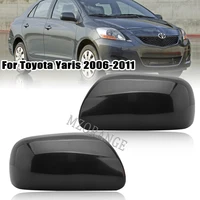 Tapa de la cubierta del espejo lateral para Toyota Yaris 2006 2007 2008 2009 2010 2011 accesorios de espejos retrovisores de ala de puerta