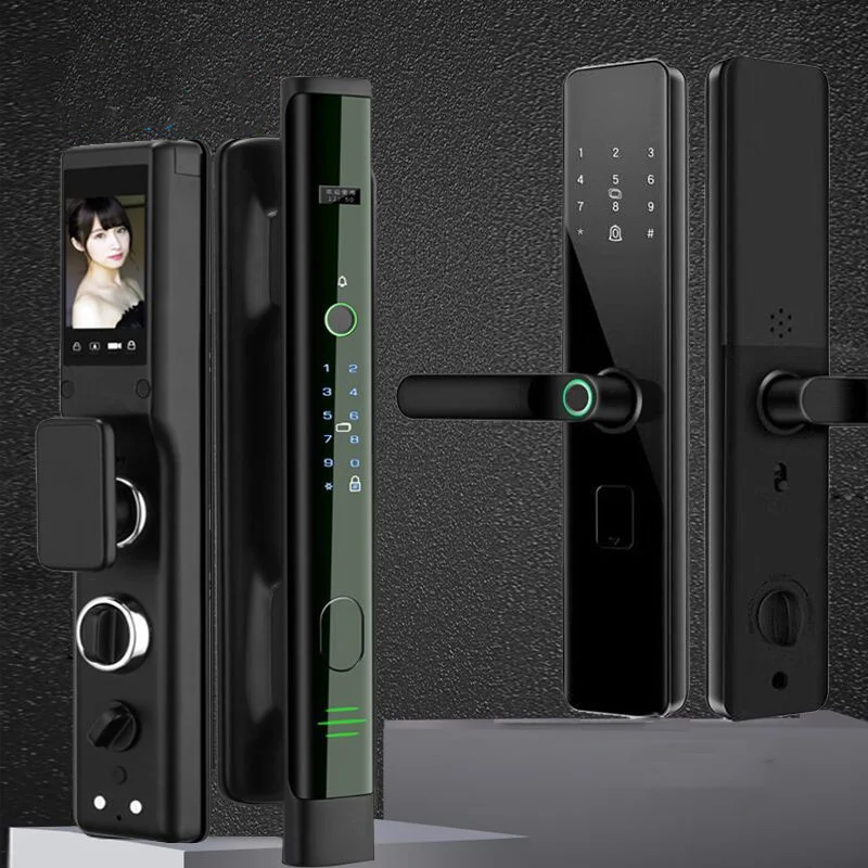 Y-01 Smart Lock Fingerprint Unlock Facial Identification Safe Multiple Unlocking Modes Fully Automatic Password Security Door