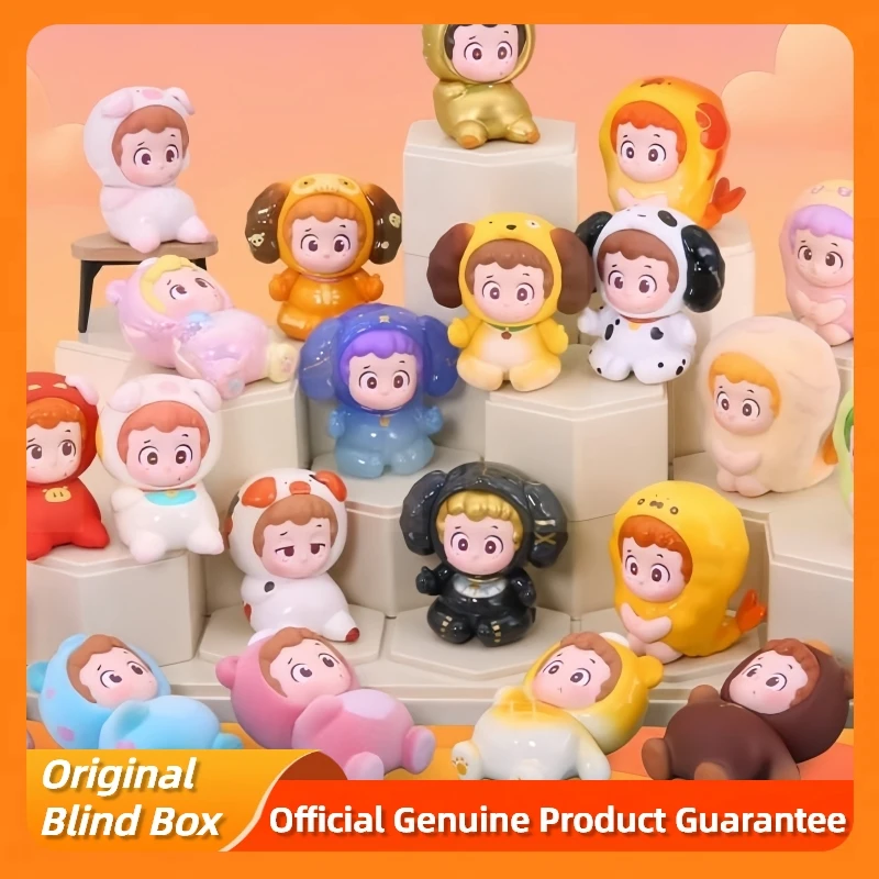 

Genuine Piny Time To Eat Series Blind Box Cute Mini Figurine Tabletop Decoration Model Toys Piny Mystery Box Anime Figure Gift