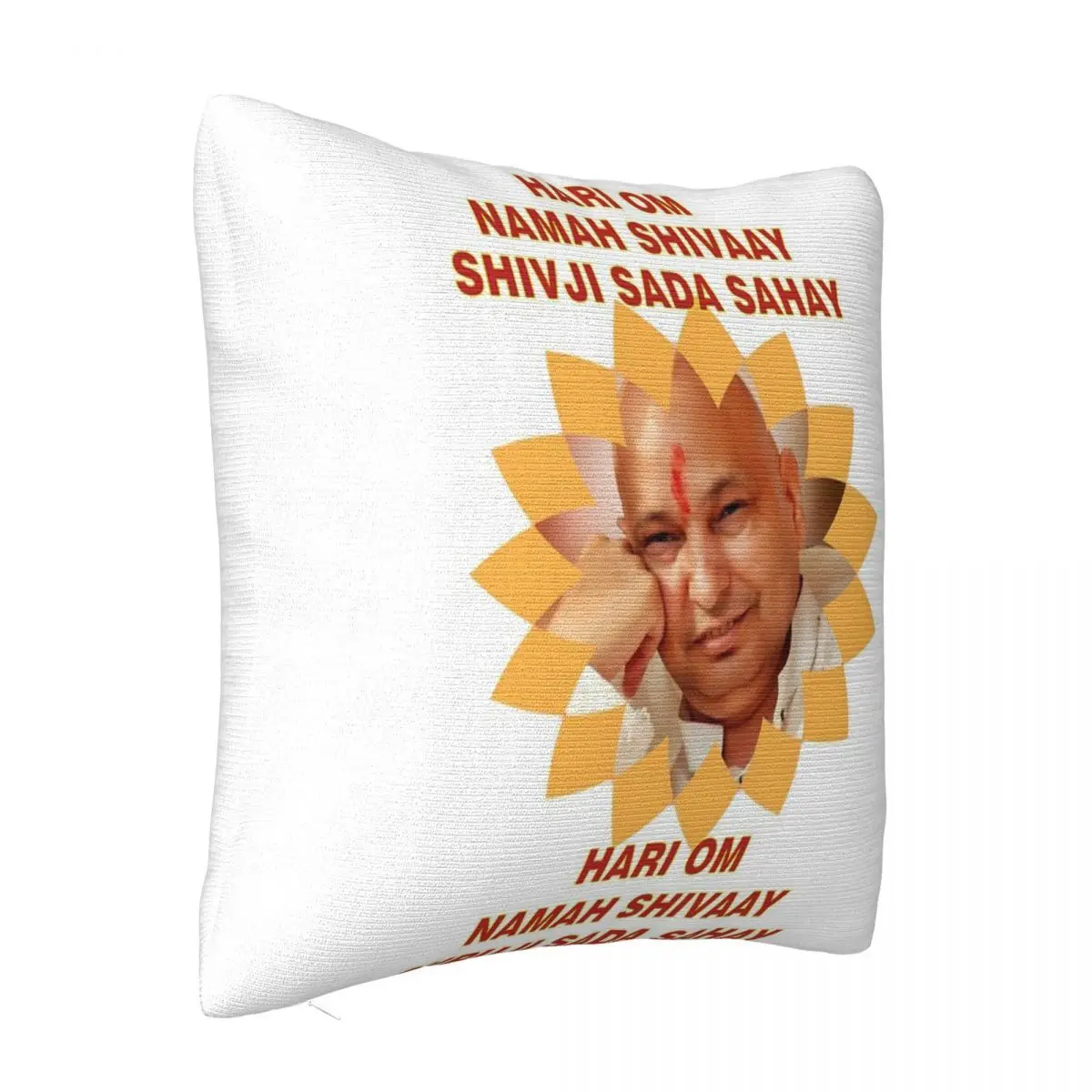 Hari Om Namah Shivaay Guruji Sada Sahay Pillowcases Travel Pillow Cushion Cover 45*45 Pillow Case Pillow Cover