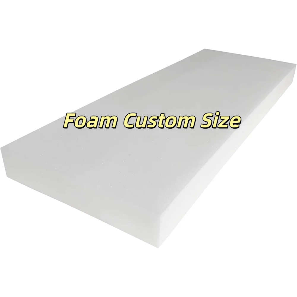 45D 3CM White Foam Sponge High Density White Foam  Seat Cushion Mattress Core Sheet Upholstery Replacement Pad Premium Chair Pad