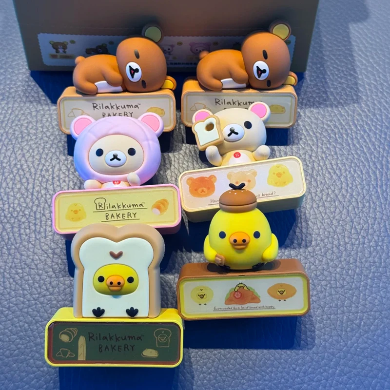 

В наличии: Оригинальный светящийся магнит-ночник Rilakkuma Bakery Series (серия "Пекарня") в слепой коробке, магнитное украшение, коллекционные фигурки, подарок на день рождения