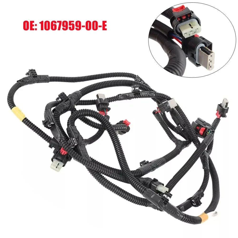 

1067959-00-E For Tesla Model 3 2017-2020 Car Rear Bumper PDC Wiring Harness Parking Sensor Line Auto Parts Accessories Replace