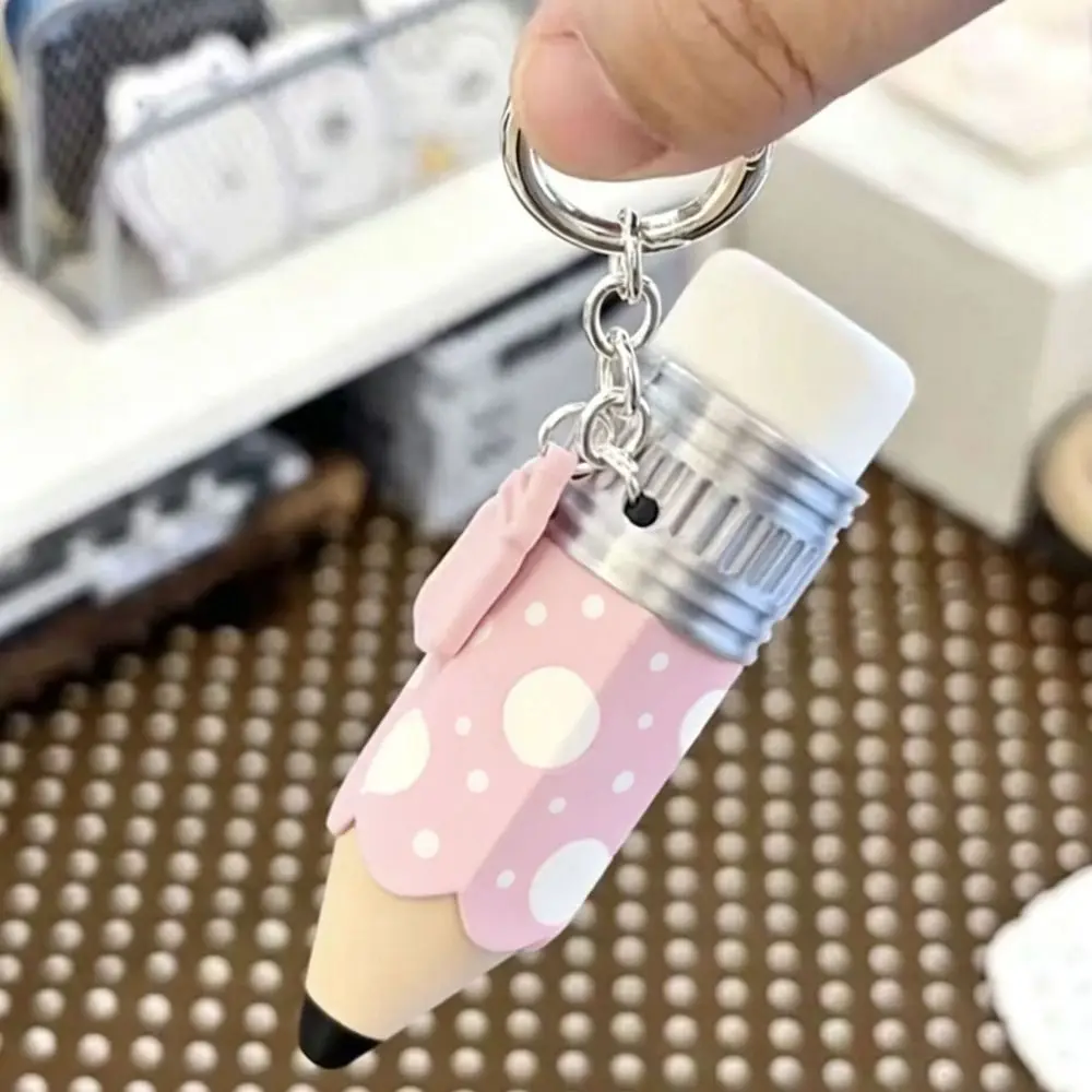 3D Printed Pencil Keycap Keychain Fidget Stress Relief Press Button Relax Switch Pencil Fidget Clicker Pencil Bag Pendant