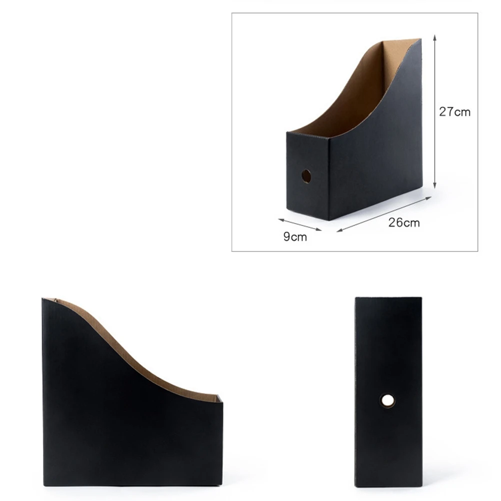 

5 pcs File Holder 26X9Cm Paper Desk Organizer For Magazines Documents Catalogs Storage Rack Document Holder Magazine File Box