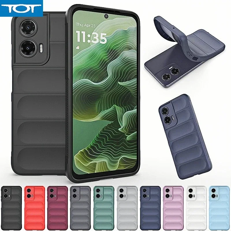 

Силиконовый противоударный чехол-бампер для телефона Motorola Moto G85 Moto G35 5G, защитная задняя крышка для объектива для MotoG85 G 85 MotoG35 G 35