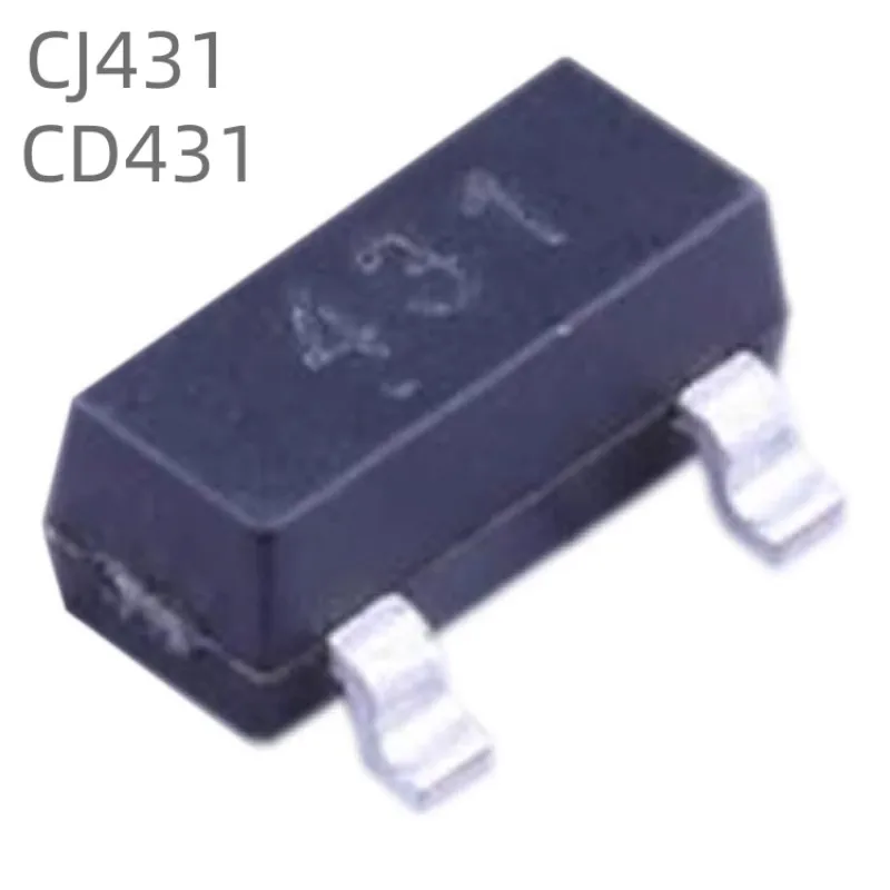 20PCS CJ431 CD431 New 2.495V adjustable stabilized voltage reference chip accuracy 0.5% SOT-23