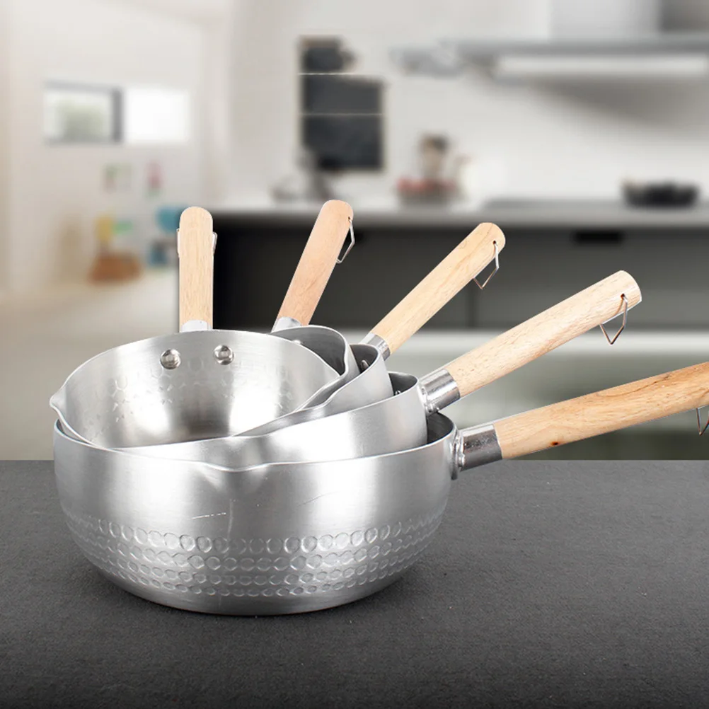 

Small Milk Pan 1.2L Aluminum Cooking Pot For Baby Food Soup Noodle Japanese Style Kitchen Cookware Stew Pot Household