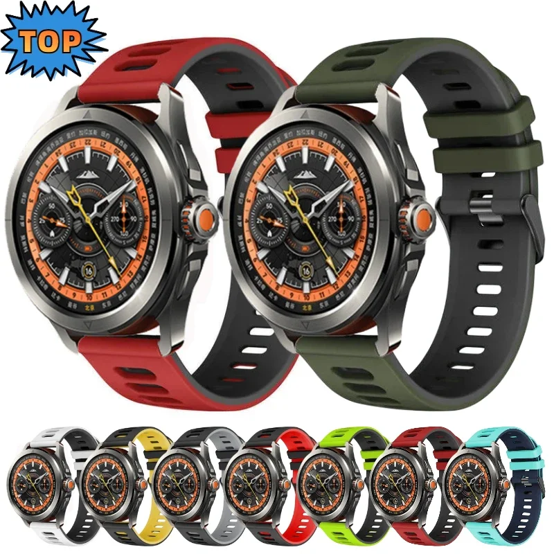 22mm 20mm Silicone Strap for Xiaomi Watch S4/S3/S2/S1 Band Wristband for Huawei Watch 3/4 Pro/GT4 Samsung Watch 7/6/5/4 Bracelet
