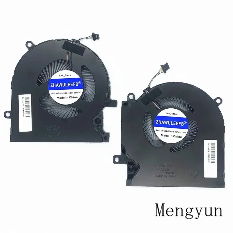 Replacement New CPU GPU Cooling Fan for HP OMEN 15-EK 15-EK0023DX 15-EK0020CA 15-EK0019NR DC12V 0.5A P/N:M04215-001 M04216-001