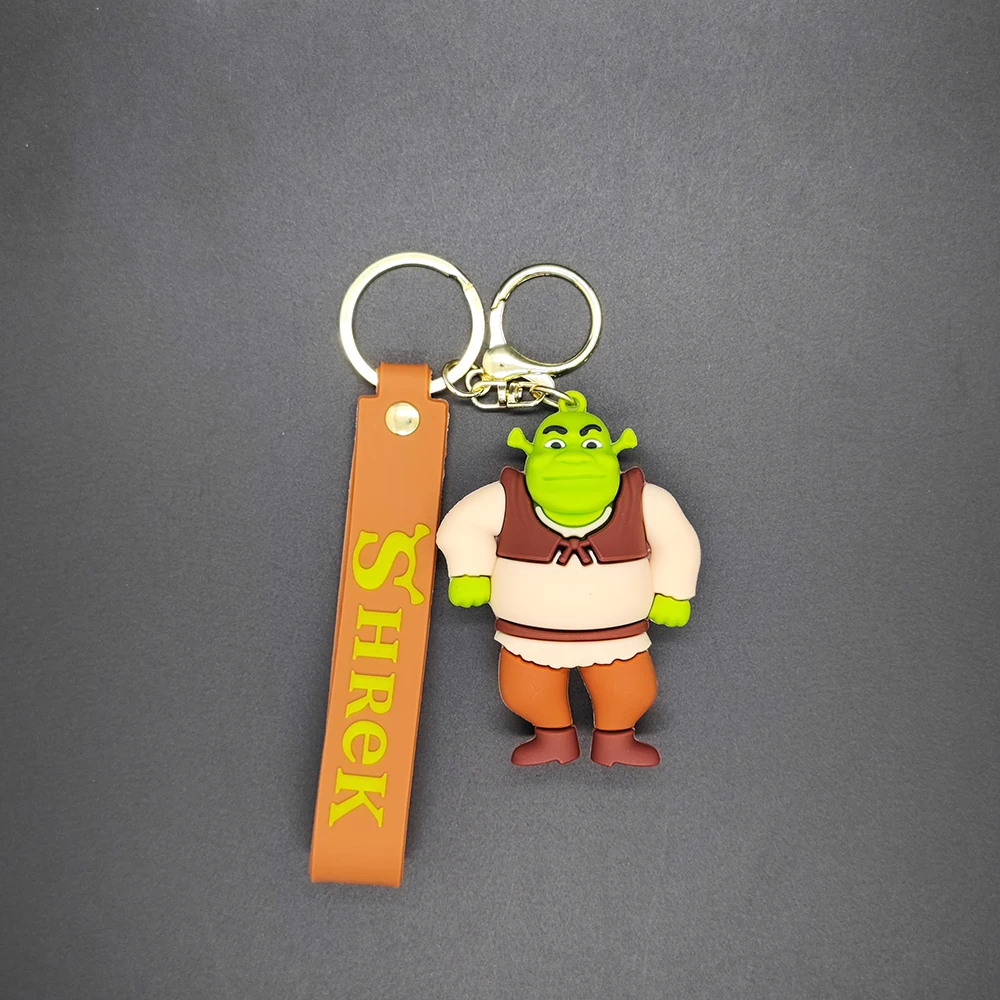 Shrek Key Chain Cartoon Doll Bag Pendant Car Key Chain Claw Machine Small Gift