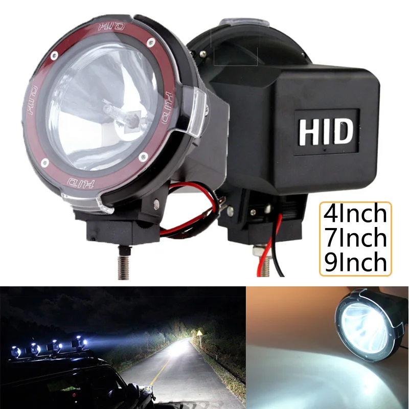 hal Lights Brightness Long Range Spotlights Truck Observation Headlights Off-road Vehicle Roof Lights Marine Searchlights 12V 24