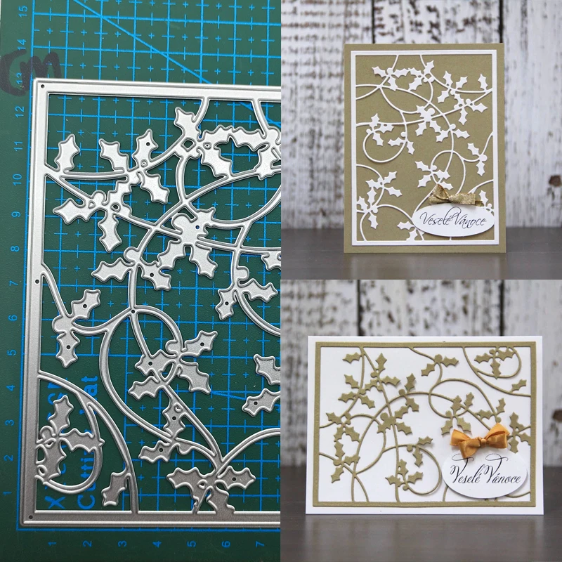 branch Hollow frame DIY Cards Scrapbooking Decor Embossing Dies Cut Stencils Folder Craft Delicate Metal Die Cutting Dies