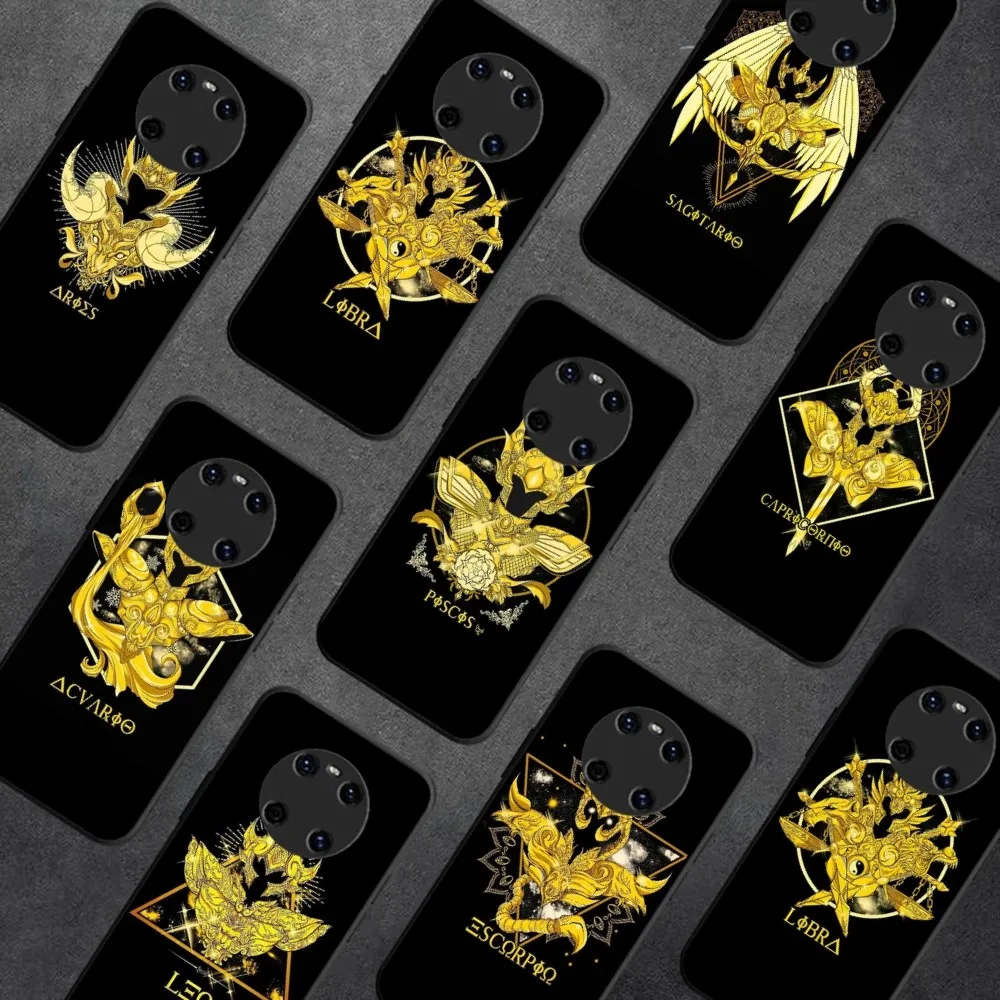 S-Saint S-Seiya Z-Zodiac Logo Phone Case For Huawei Y9 6 7 5 Prime Enjoy 7s 7 8 Plus 7a 9e 9plus 8E Lite Psmart Shell