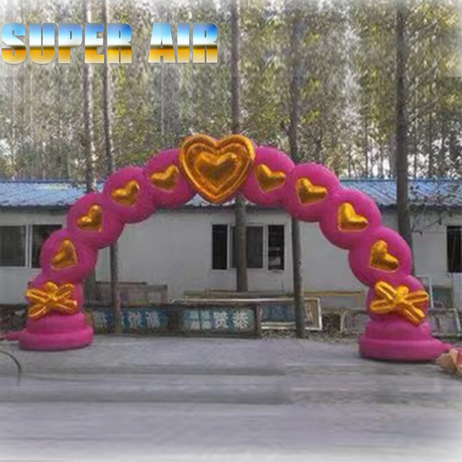 Wedding love inflatable arch can take photos of professional custom outdoor mobile large safe portable