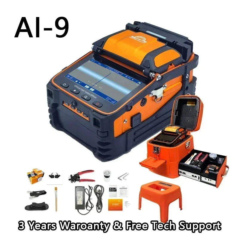 

Signal Fire AI-9 Сварочный аппарат для оптического волокна 10-язычная сварка для оптоволокна Высокоточное сварочное волокно