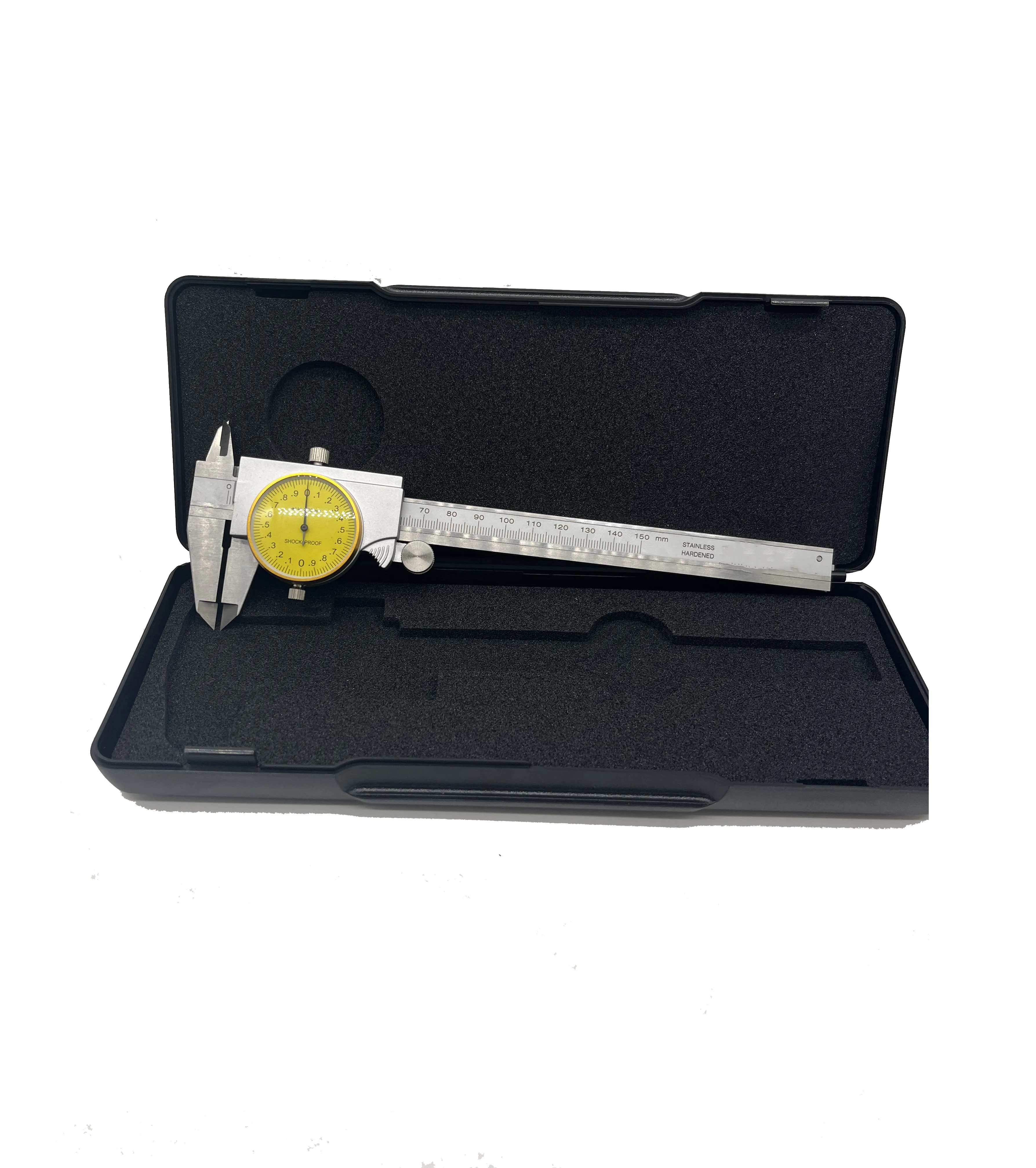 Dial Gauge Caliper 0-150mm Vernier Calipers With Locking Screw Dust & Water Proof