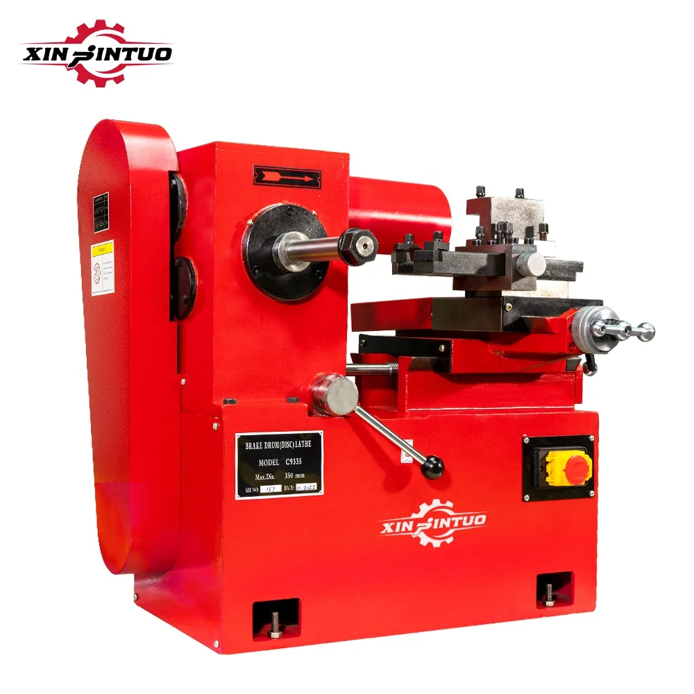 Xinjintuo Auto Suv Tire Repair Brake Lathe Original Brake Disc Drum Cutting Grinding Machine