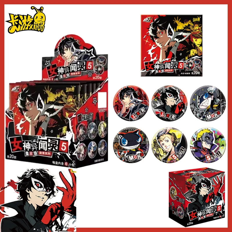 

Hot Authentic KAYOU Goddess Persona 5 Royal Badge Series Official Game Peripheral Anime Merch Collectible Game Peripheral Gifts