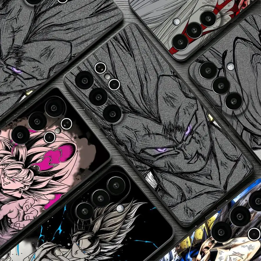Case for Samsung Galaxy S26 Ultra S25+ S10 S9 S24 S20 Note 20 8 9 10 S23 S25 Plus S21 FE S24+ S26+ Phone Cover D-ragon Balls