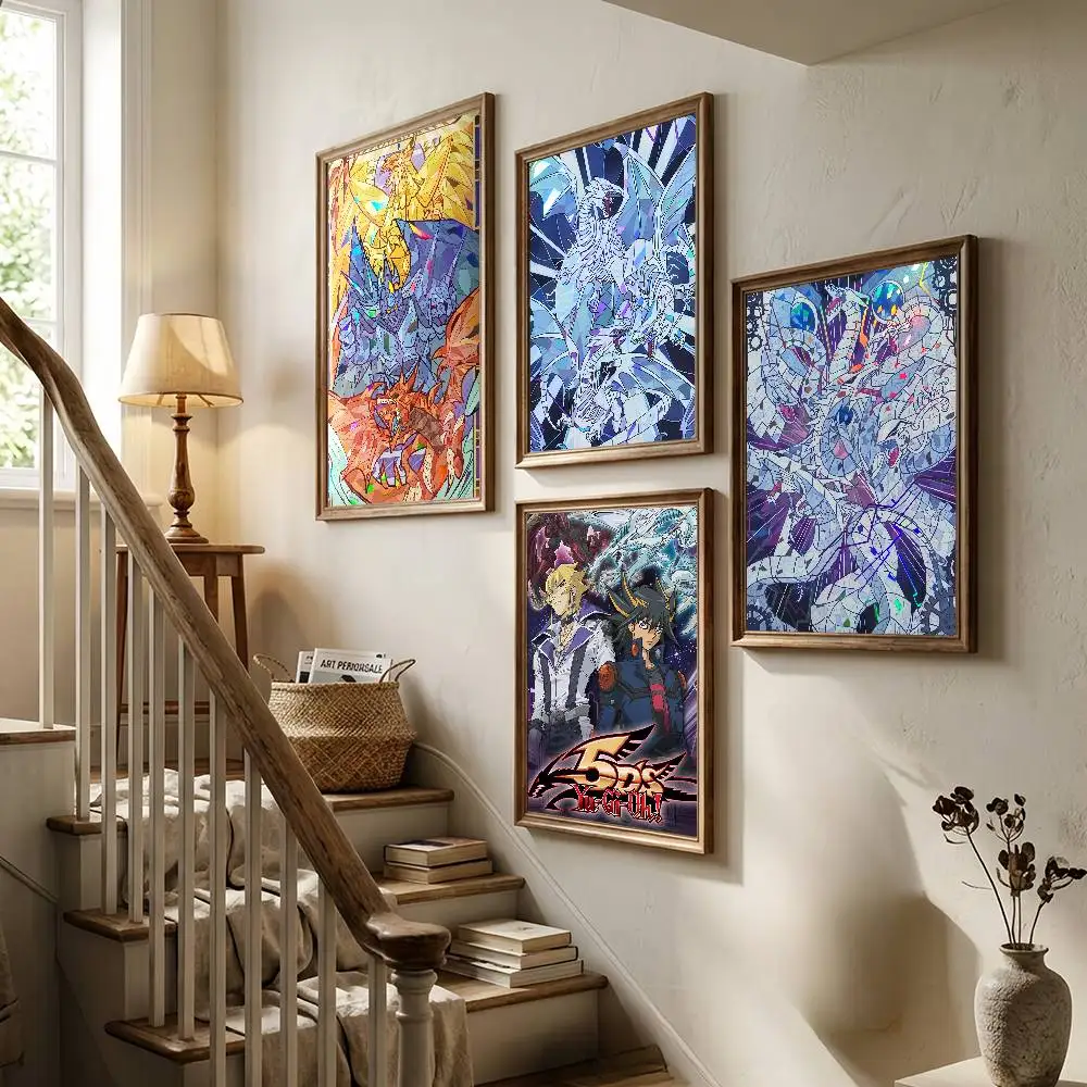 Anime Y-Yu-Gi-OH Classic Poster Living Room Bedroom Bar Cafes Wall Home Decoration Gifts