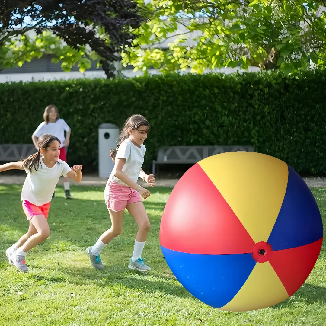 야외 놀이용품 대형 두꺼운 PVC 풍선 비치볼 잔디공 여름 물놀이 장난감 비치 축구 학교 게임 풍선 공