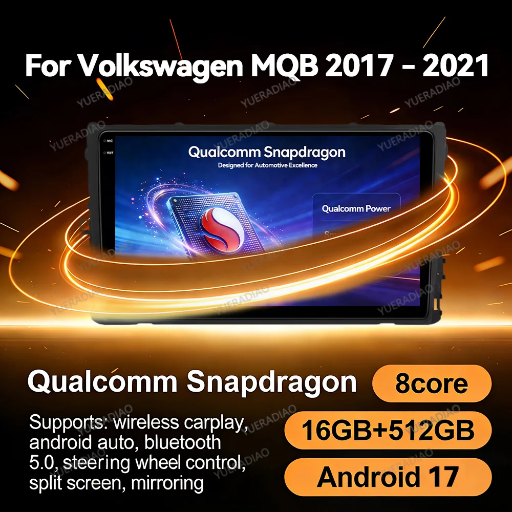 Android 17 Car Radio For VW Volkswagen MQB POLO VI Jetta MK7 T6 Bora Multimedia Video Player 4G WIFI 2DIN Head Unit GPS NAVI DSP