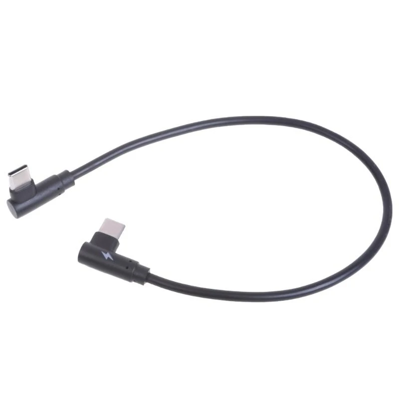 Kabel USB Male to Male 30cm Tipe Siku 90 Derajat 40W Pengisian Cepat 2025