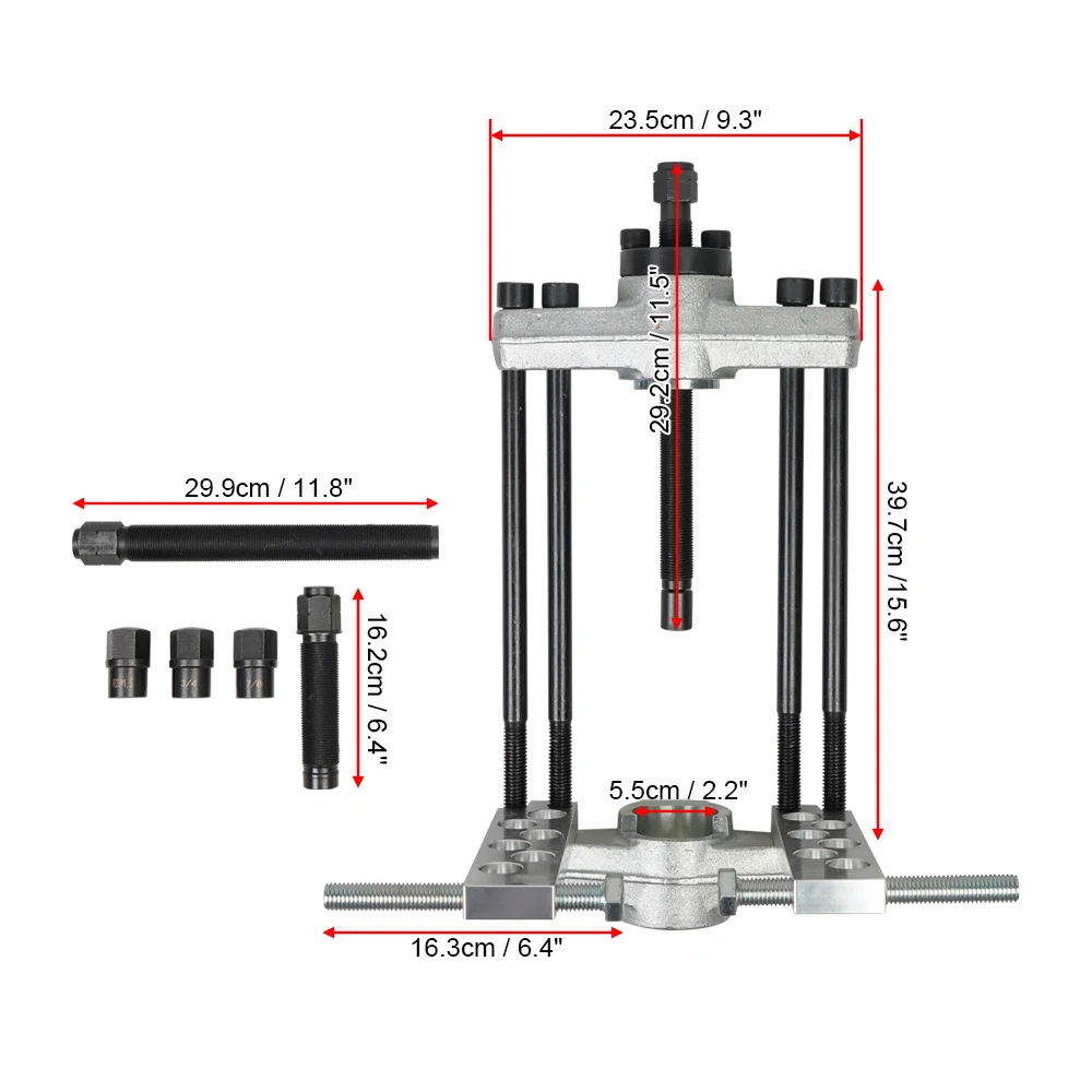 

Пресс для снятия шкворней Tiger Tool King Pin Press, сверхмощный, для полуприцепов и транспортного оборудования классов 3-8