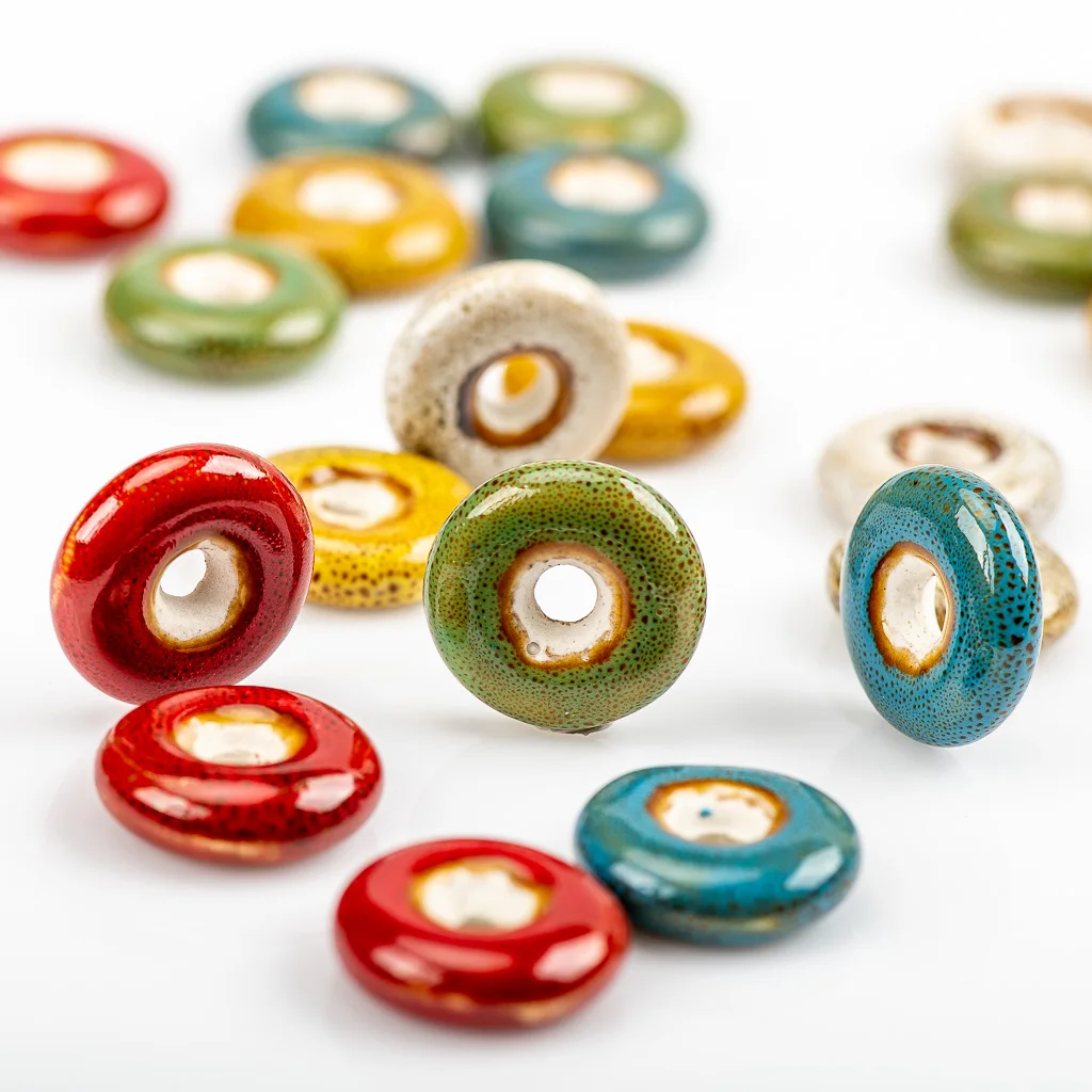 21# 20pcs Peace Buckle DIY Ceramic beads DIY  Beading Quality Ceramics beads 20pieces/lot #A122B