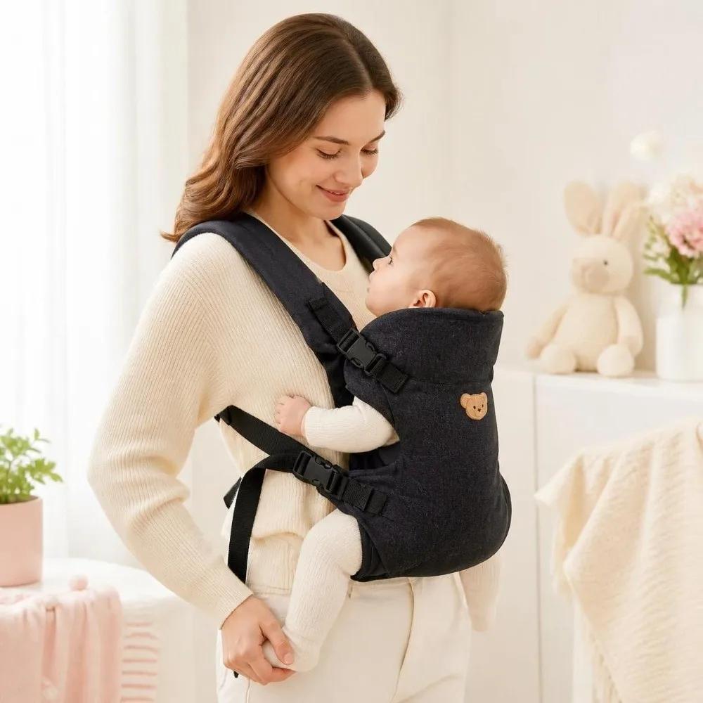 Ergonomic Design Baby Carrier Adjustable Straps Multifunctional Infant Sling Comfortable Padding Portable Baby Wrap view 5