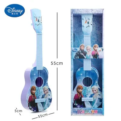 Disney frozen princess girls New Arrival Guitar Children Musical Instruments Toy blue Ukulele Guitar Education Birthday Gifts