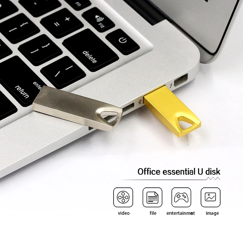 USB Pen Drive Full Color High Speed 2.0 Usb Flash Drives 64GB 32GBTOP Quality Metal Memory Stick 16G 128GB Pen Driver Cle