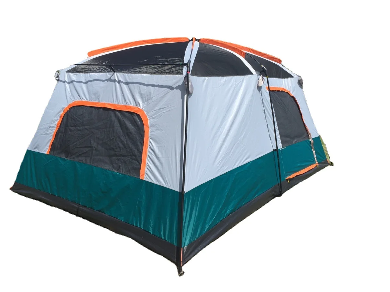 Outdoor Camping Large Space Tent, Wind Proof, Rain Proof, Breathable, Easy Storage, Two Rooms, One Hall, 10 People, 12 People