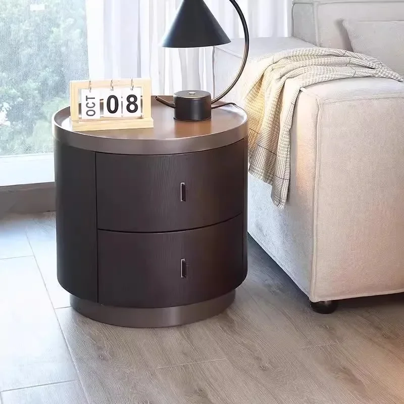 

Minimalist Aesthetic Nightstand luxury Drawer Trendy Italian Bedside Table Modern European Mesitaa De Noche Bedroom Furniture