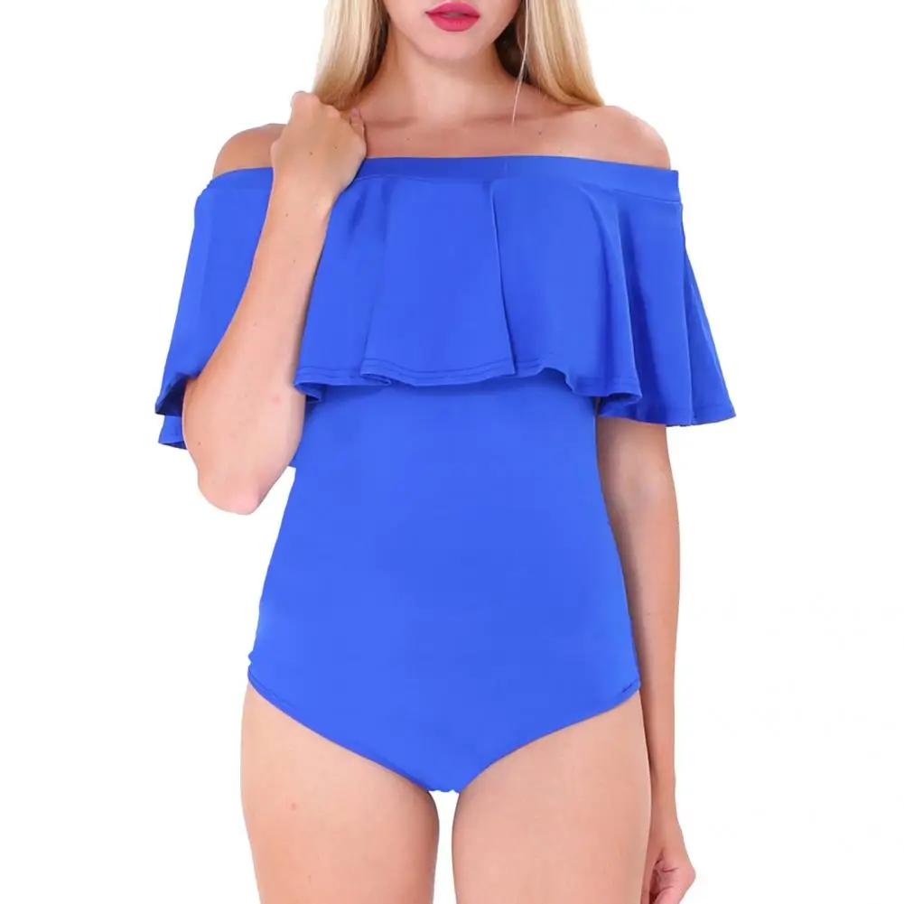 Traje de baño Popular para mujer, Bikini ajustado de Color puro, Bikini ajustado