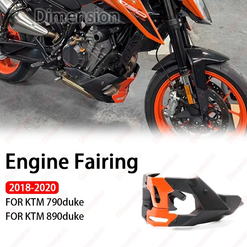 

New Motorcycle Front Engine Guards Fairing Fender Spoiler Protective Cover 2020 2021 For 790 DUKE 890DUKE R 790duke 890 duke r