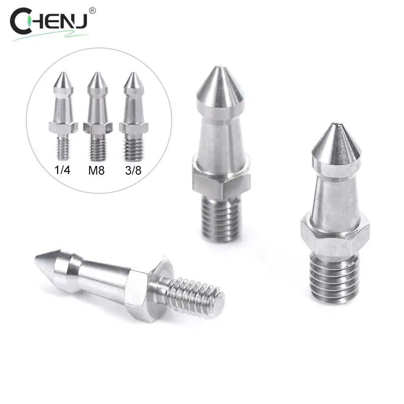 

Stainless Steel Tripod Spike 1/4 3/8 M8 Inch Camera Monopod Feet Screw Fixed Shooting Replacement Photography Accessories